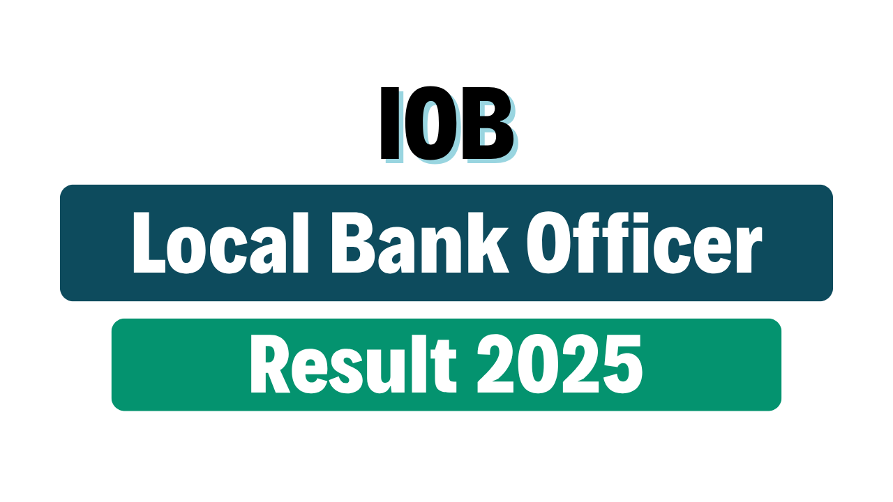 Indian Overseas Bank LBO Result 2025
